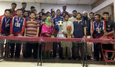 Department of CSE in Annual Sports Trophies, 2019