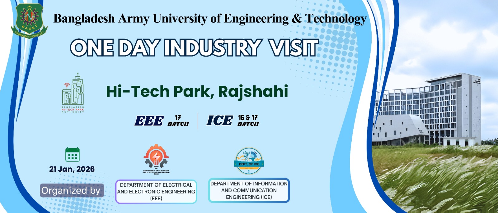 Rajshahi Hi-Tech Park Visit - Department of Electrical and Electronic ...