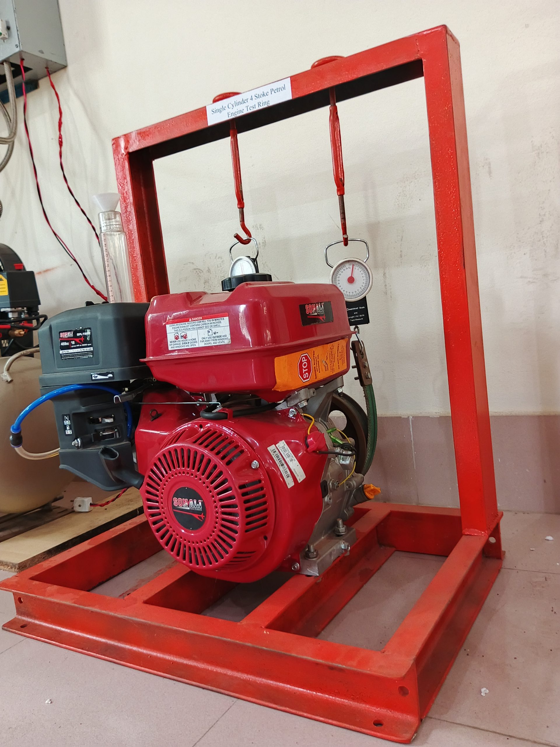 Single Cylinder Four Stroke Petrol Engine